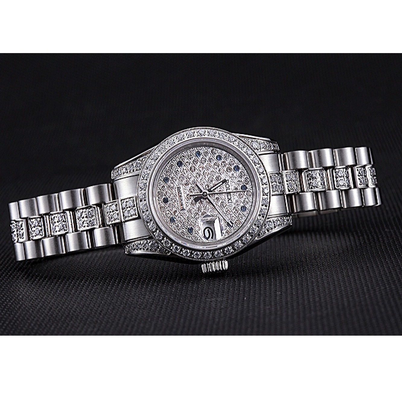MiroTime 0721 Swiss Rolex DateJust Diamond Dial Stainless Steel 622021